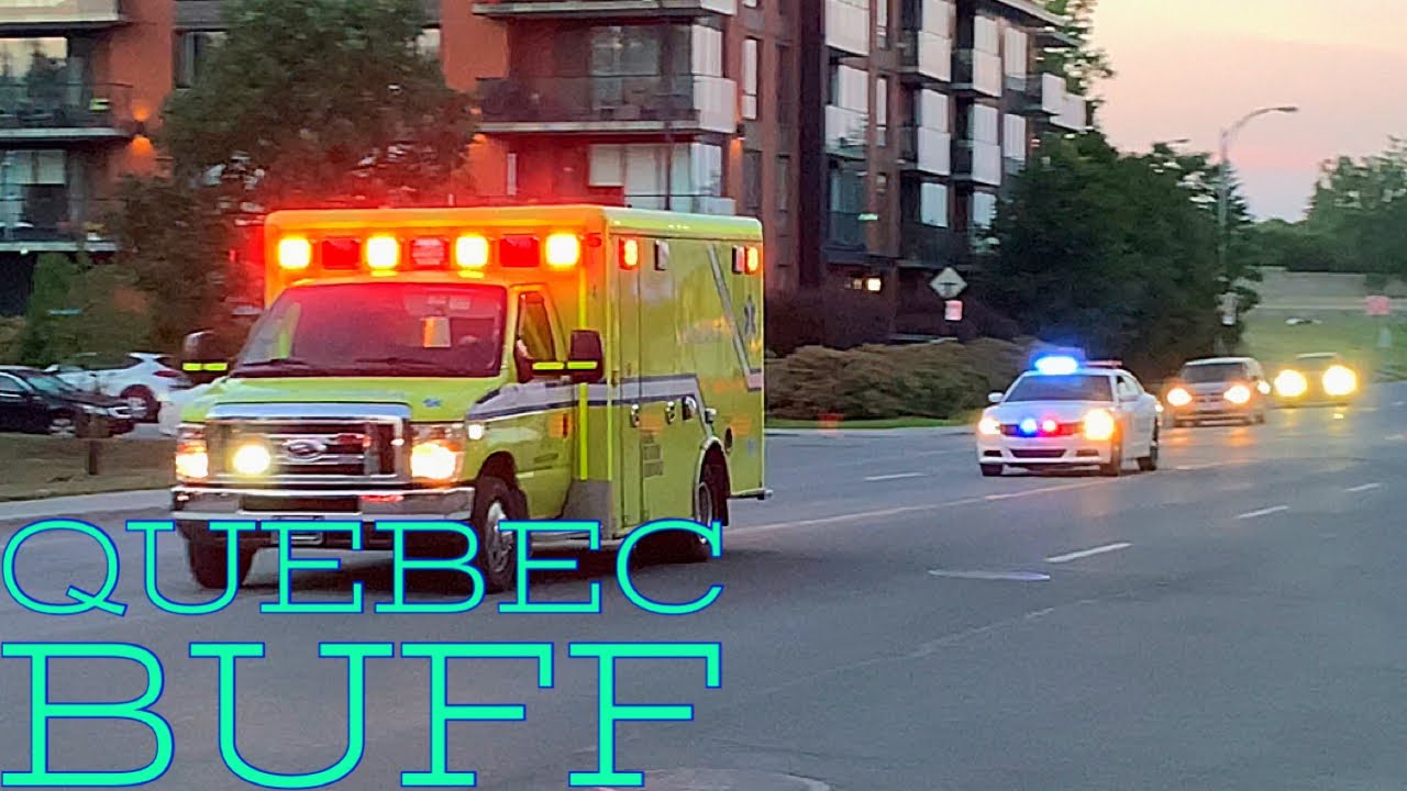 CARTIERVILLE EMS units & Granby Police respond to calls in