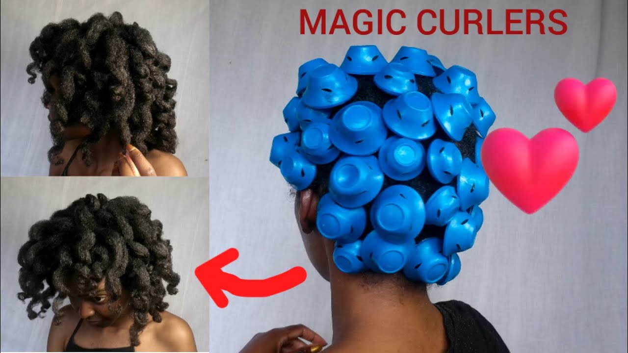 Heatless curls at home 