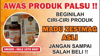 CARA MENGETAHUI CIRI MADU ZESTMAG ASLI !!! AWAS JANGAN SAMPAI SALAH BELI YANG PALSU !!!