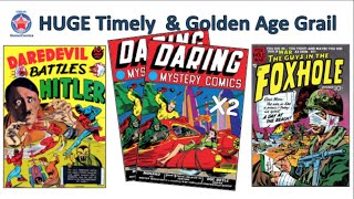 HUGE TIMELY HAUL GOLDEN AGE GRAILS Daring Mystery 1 (2 copies)