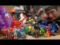 Box full of Ghostbuster toys from The Barn. Workshop. Box full of Ghostbuster toys from The Barn. Workshop.