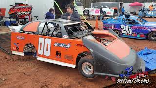 Celebrity Winner #00 Ryan Brown - Mini Late Model - 2-27-21 Lavonia Speedway - In-Car Camera Profile