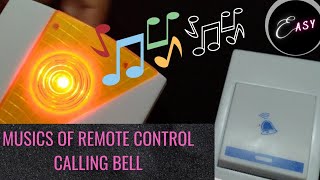 Musics of NEWBAOJI Remote Control Door Bell #review #doorbell #remote #music #callingbell #easy