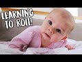 Our Baby ROLLS FOR THE FIRST TIME!