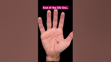 Palm reading - End of the life line #palmreader #palmistry #death #fortunetelling #spirituality