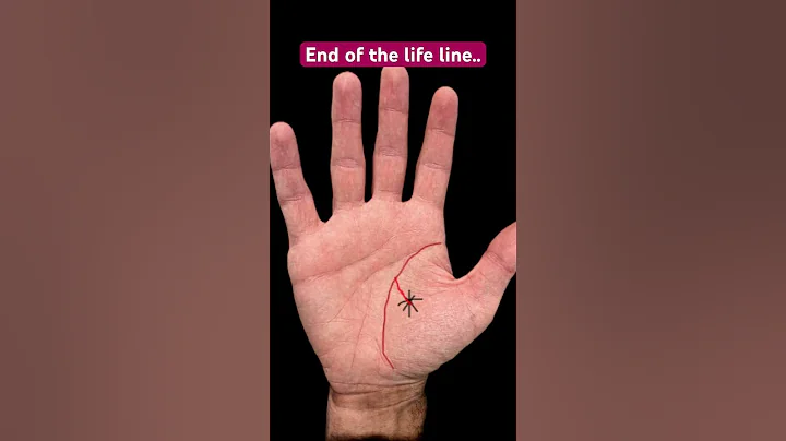 Palm reading - End of the life line #palmreader #palmistry #death #fortunetelling #spirituality