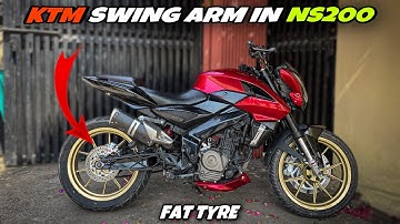 KTM Swingarm In Bajaj  Ns200 | Modified Ns200