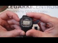 Casio G-Shock DW5600E-1 - funkcje i działanie zegarka by Matej, recenzja pl