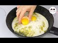 Яичница с солеными огурцами? Да! Это невероятно вкусно!