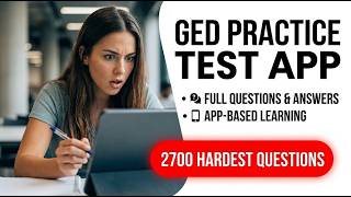 Pass The 2026 GED Exam With This App Based Learning Guide Full Practice Tests And Answers