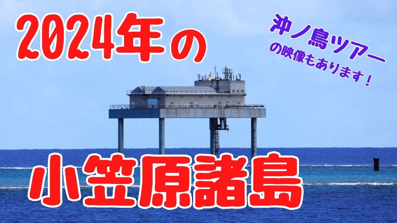 2024年の小笠原諸島を映像で振り返る