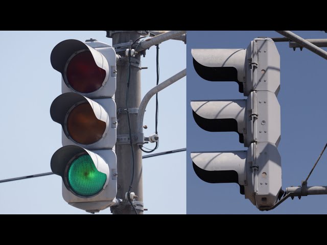 縦型信号機車両用　小糸製　本物 貴重な縦型】 小糸Aの縦型が設置されている交差点 - YouTube