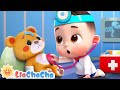 Boo boo song toy version  toy doctor song  more liachacha nursery rhymes  baby songs