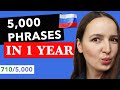 LEARN 5,000 RUSSIAN PHRASES IN 1 YEAR  |  710 /5000