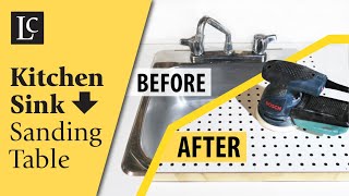 Converting an Old Kitchen Sink into a Downdraft Sanding Table – Quick DIY Project Build by Legacy Craftworks 239 views 3 years ago 6 minutes, 3 seconds