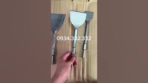 mũi đục bê tông cho máy chuyên đục bản rộng 4cm và 8cm, 12cm