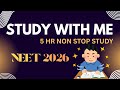 HAPPY NEW YEAR 5 Hr 🛑 Live Study With Me | NEET/JEE/UPSC/SSC | #neet #dlpallen #studywithme  #test