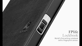 Lockbook fingerprint a notebook with a biometric sensor Записная книжка с датчиком отпечатка screenshot 3
