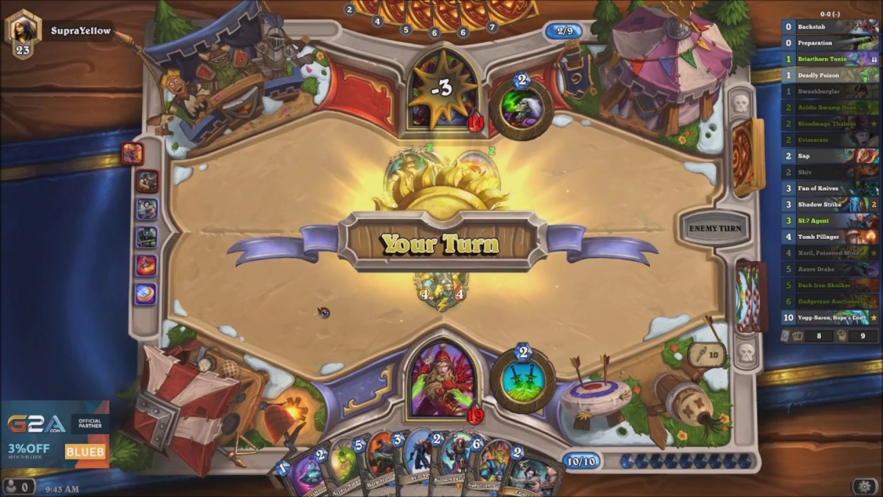 Hearthstone Daily Quest Episode #45 - Rogue Constructed New Season