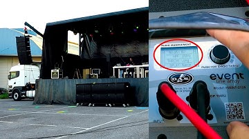 THREE-WAY SELF-POWERED DAS EVENT 212A LINE ARRAY - DASCONTROL - NUMBER OF UNITS, THROW & SPLAY