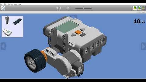 Сборка модели робота Lego Digital Designer