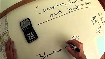 Convering from Hours to Minutes