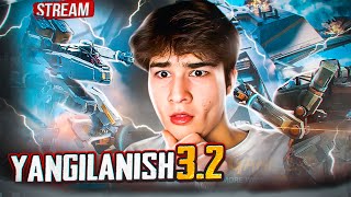 YANGILANISH 3.2☠️+SUBA 120FPSda LOBBILAR QILAMIZ🔥VEBKA BILAN PUBG MOBILE