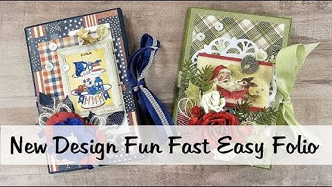 New Design Fun Fast Easy Pocket Folio Tutorial Polly
