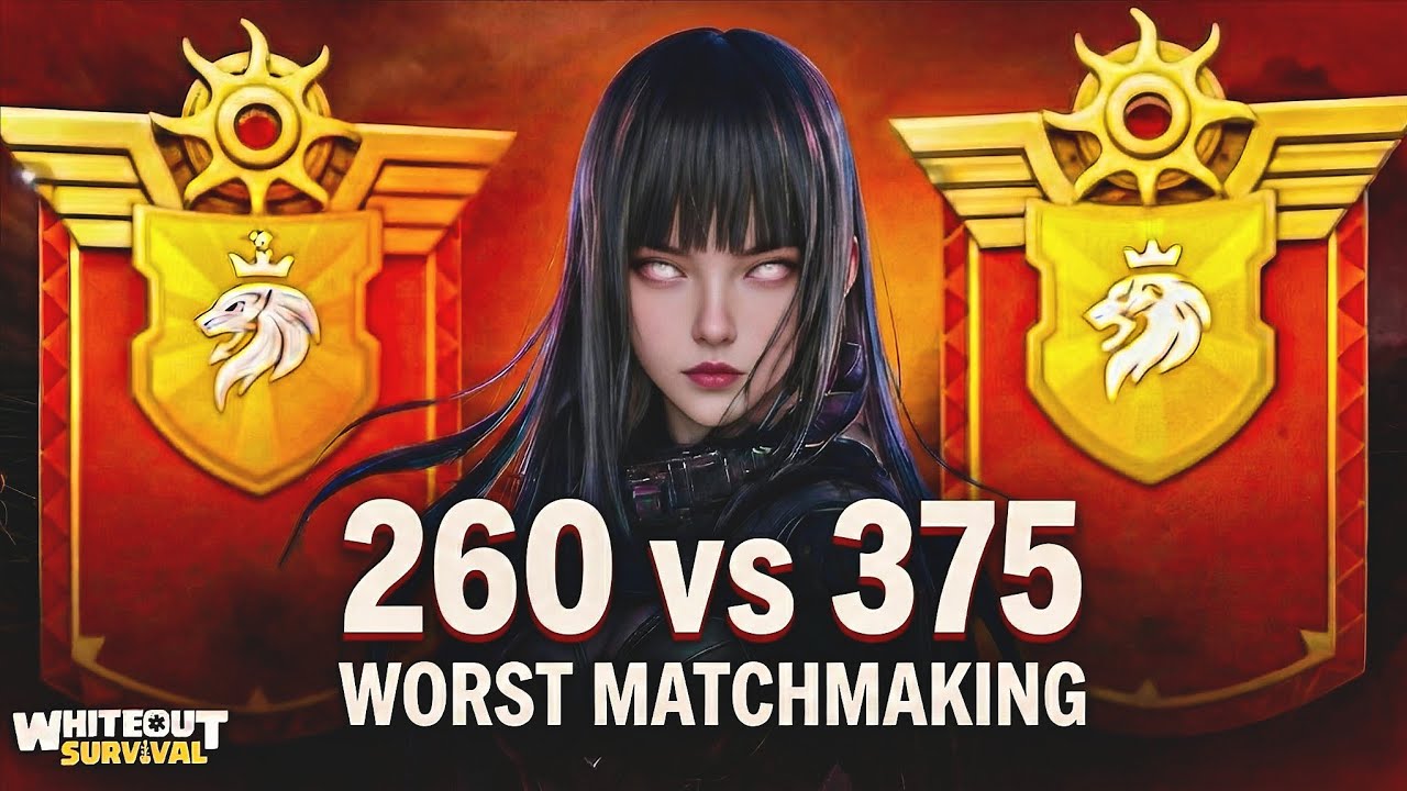 Worst Matchmaking Ever? 260 vs 375 Foundry Battle 💀| Whiteout Survival