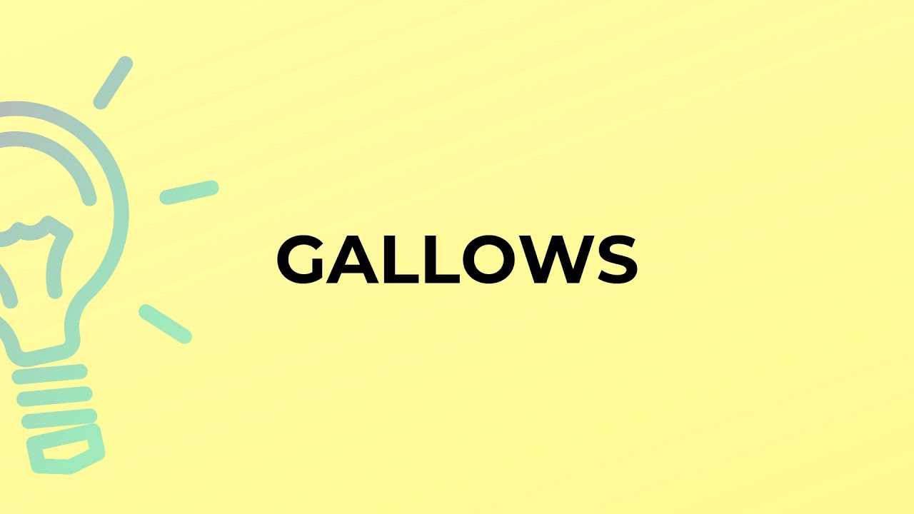 What R Gallows What is the meaning of the word GALLOWS? - YouTube