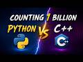 counting 1 billion python vs c++ | CodeLearning