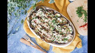 Grilled Eggplants With Tahini Sauce