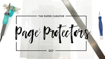 Custom Page Protectors Using the Fuse Tool