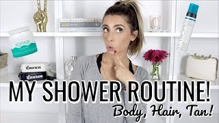 MY SHOWER ROUTINE! & Self Tanning!