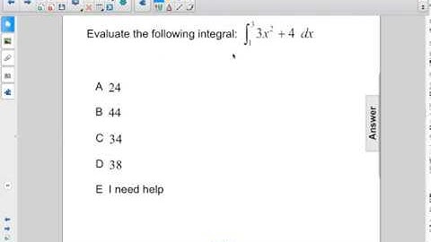 AP Physics C Calculus Integrals Antiderivatives Q05