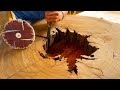 Process Restoring Damaged Hollow Tree, 800 Year Ancient Oak // Creative Restore Woodworking Projects