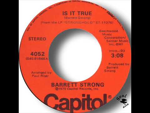 Barrett Strong   Is It True