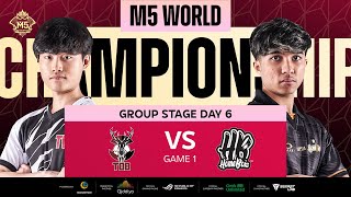 ENG M5 Group Stage Day 6  TOB vs HB  Game 1