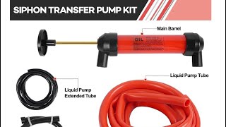 #howto use #siphon transfer pump kit
