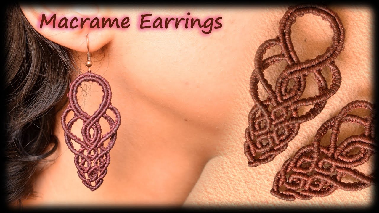 Buy Macrame Earrings. Macrame Jewelry. Diy Earrings. Handmade Earrings  Online in India - Etsy