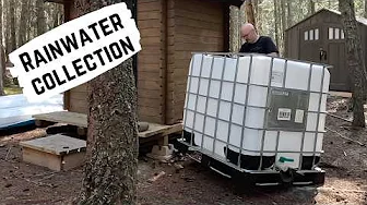 Off-Grid Cabin Water Setup: Rainwater Collection