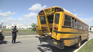 New information on what led to tractor-trailer crashing into school bus full of kindergarteners