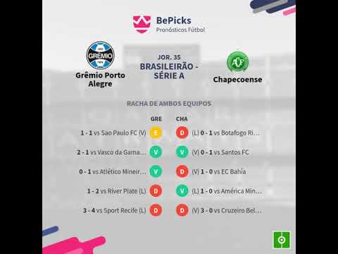 Previa Grêmio Porto Alegre vs Chapecoense - Jornada 35 - Brasileirão -... - Pronósticos y horarios Previa Grêmio Porto Alegre vs Chapecoense - Jornada 35 - Brasileirão -... - Pronósticos y horarios Thumbnail