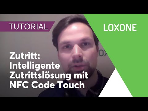 Zutritt: Intelligente Zutrittslösung mit dem NFC Code Touch -  Loxone Config Tutorial | 2020 [HD]