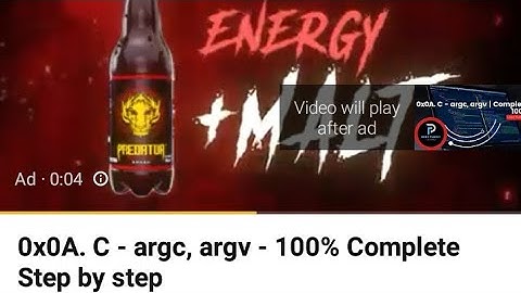 0x0A. C - argc, argv -200% Complete Step by Steps