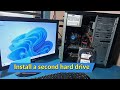 How to install a second hard drive windows 11, Internal hard disk but not showing