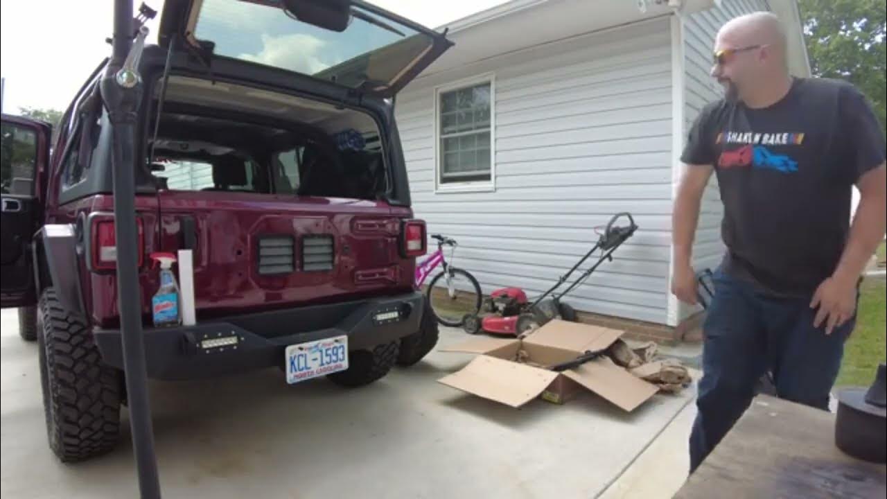 MP Concepts JLU Tailgate Reinforcement install YouTube