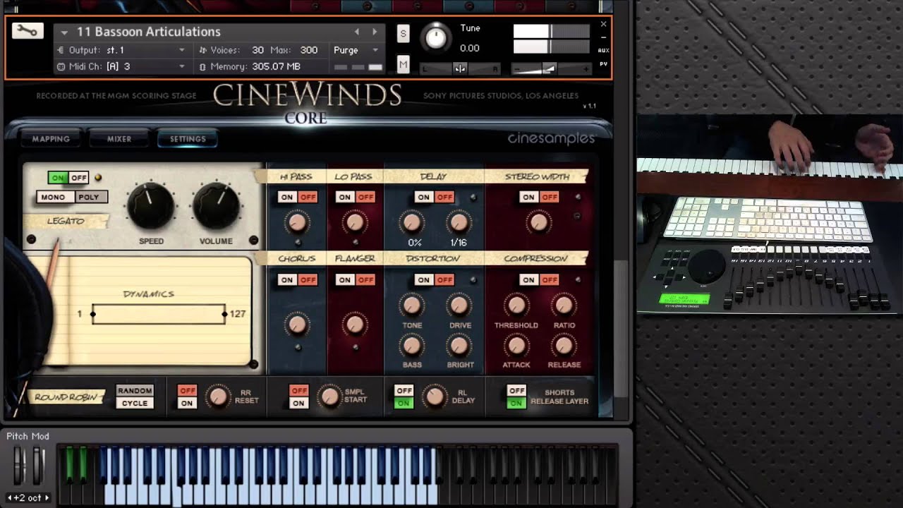 cinewinds core