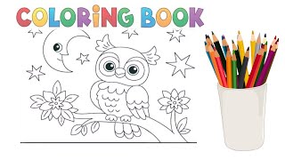 OWL | COLORING PAGES