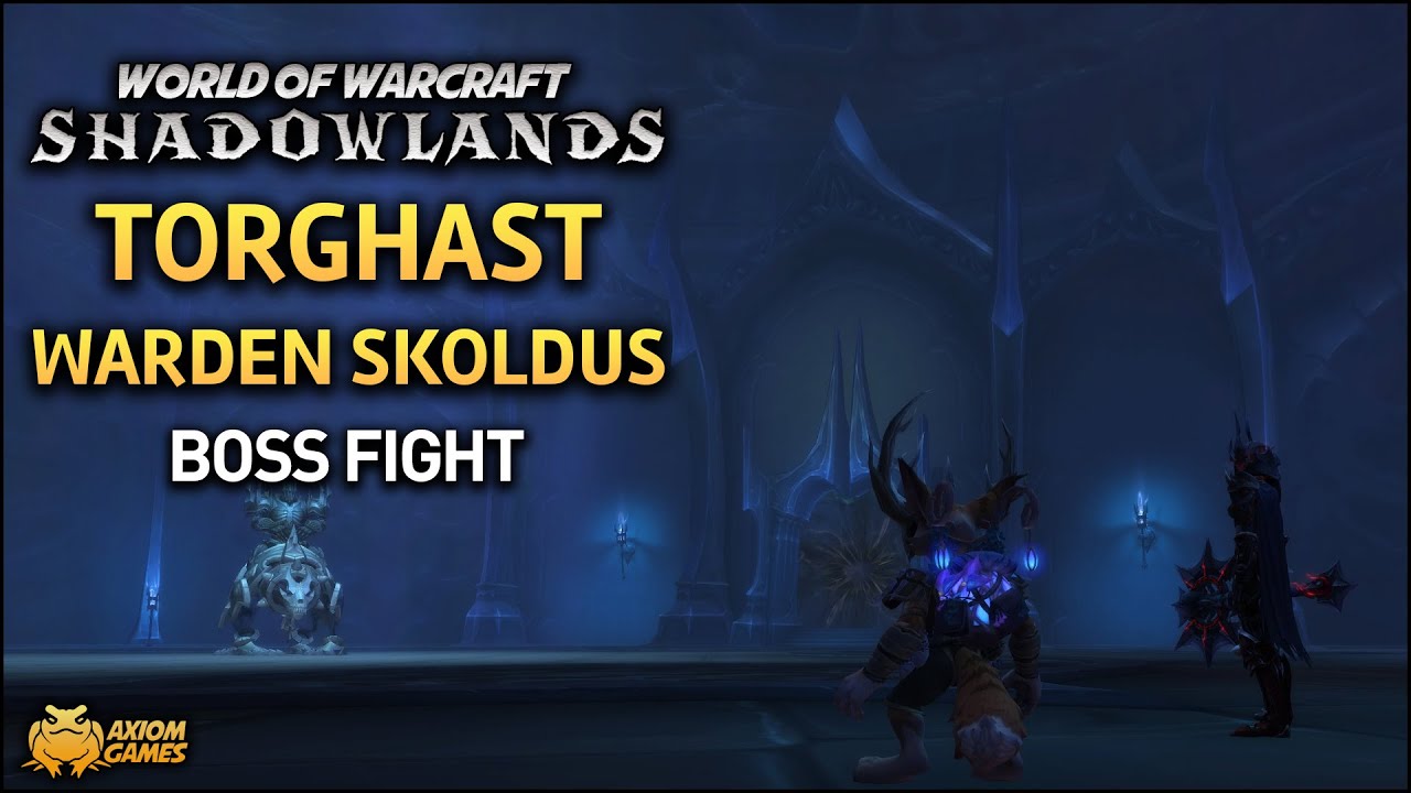 WoW Shadowlands Warden Skoldus Boss Fight YouTube